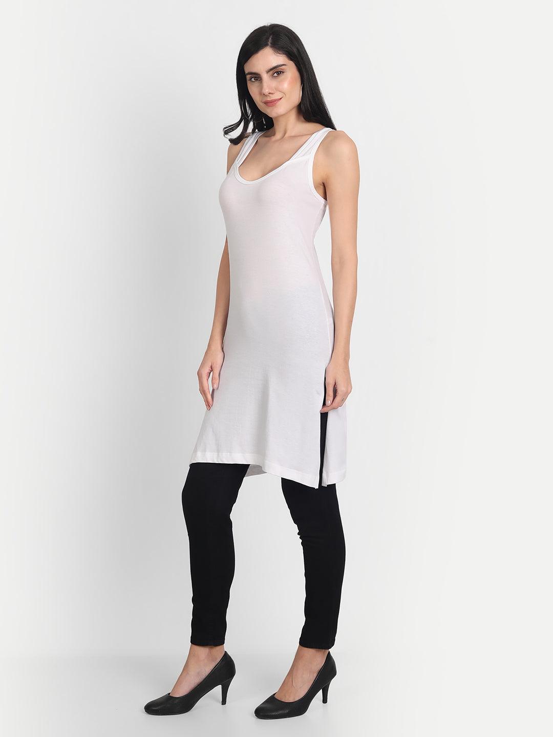 Piftif suit slip Long Camisole/Suit Slip/Long Kurti Slip for Women | Knee  Length Tanks for Ladies | Comfortable Innerwear